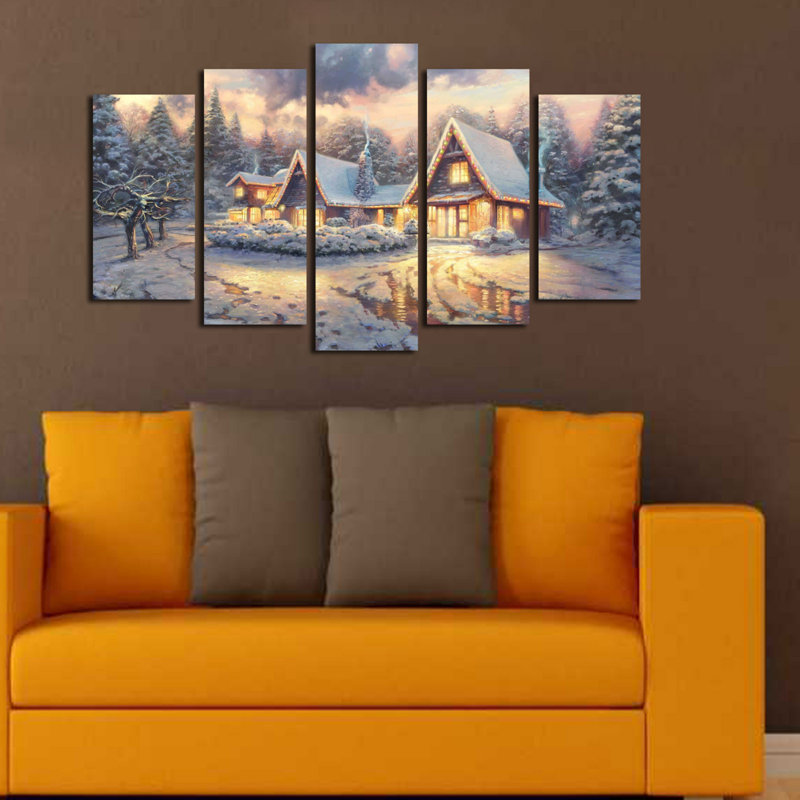 5 Piece No Frame Print on MDF