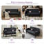 Sofa Seats Modern Style Comfy Small Sofa with Pocket Storage 2 USB 2 Cup Holders Upholstered Couch for Living Room Bedroom Office-1382022164-1382022166