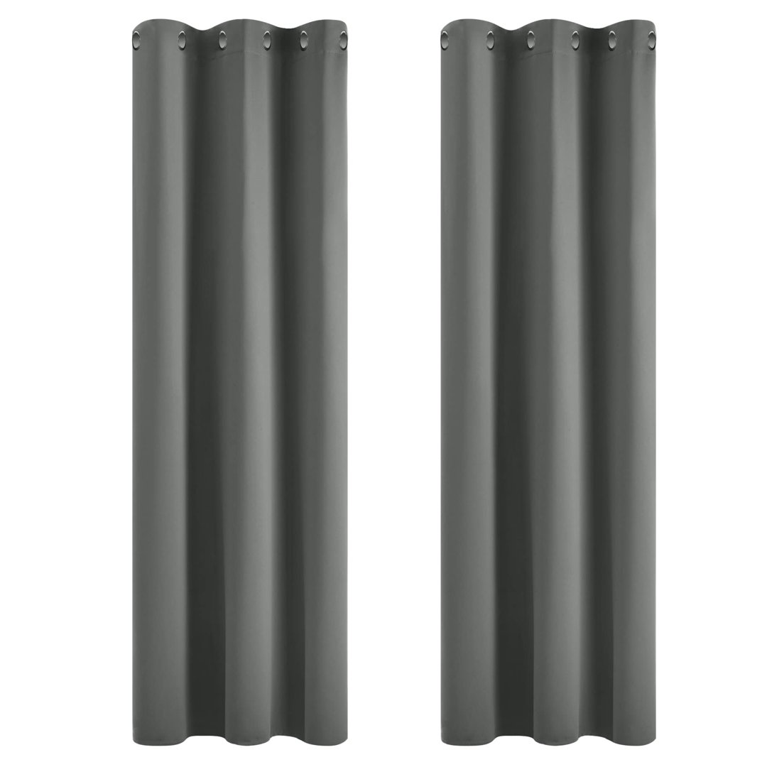 Polyester Blackout Grommet / Eyelet Curtain Pair