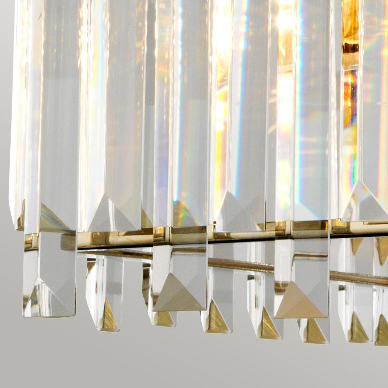 Lauryn 4 - Light Square/Rectangle Chandelier, 29.1cm H x 47cm W x 47cm D