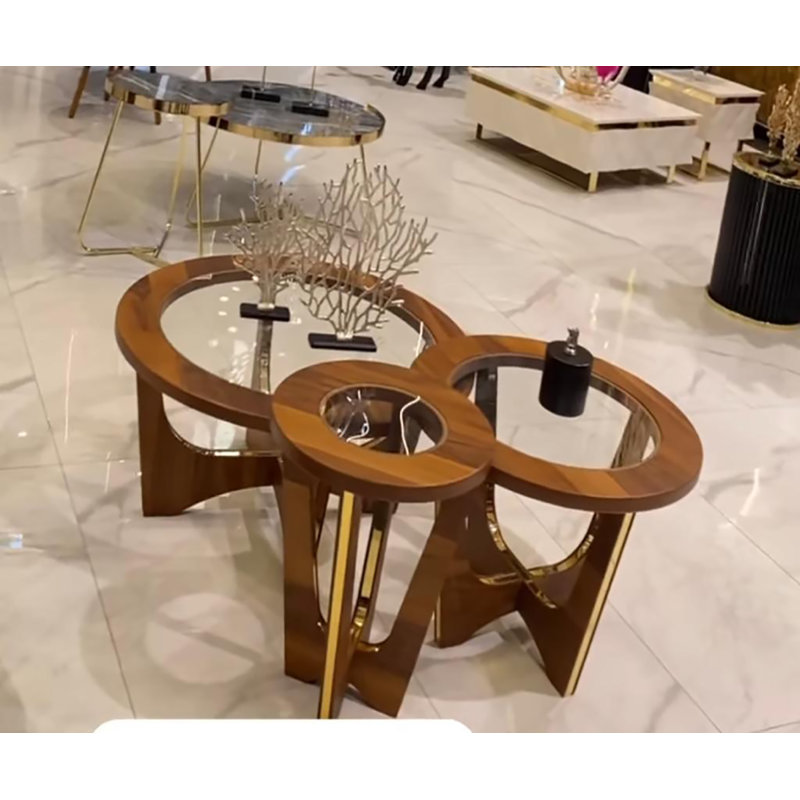 Ensemble de 3 tables basses