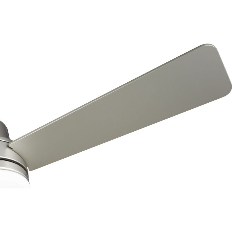 Ventilateur de plafond 3 pales 44 po Trevina II, ensemble d'éclairage inclus, Nickel peint