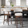 Swivel Bar & Counter Stool with Nailhead Trim (Set of 2)