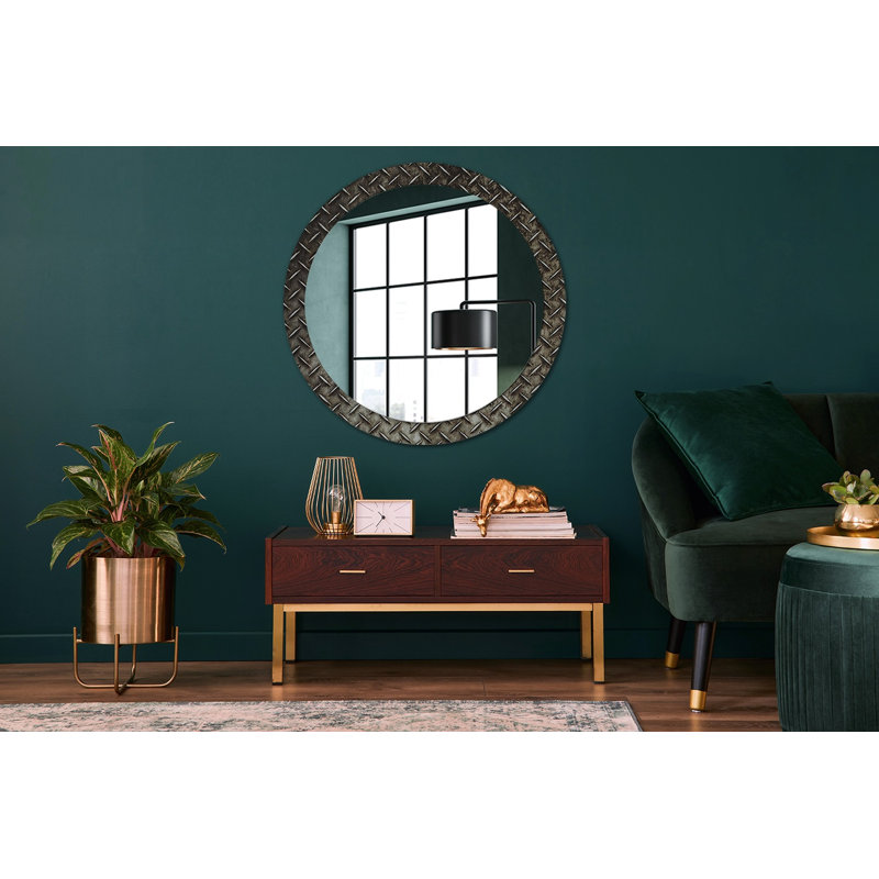 Huldar Glass Flat Wall Mirror