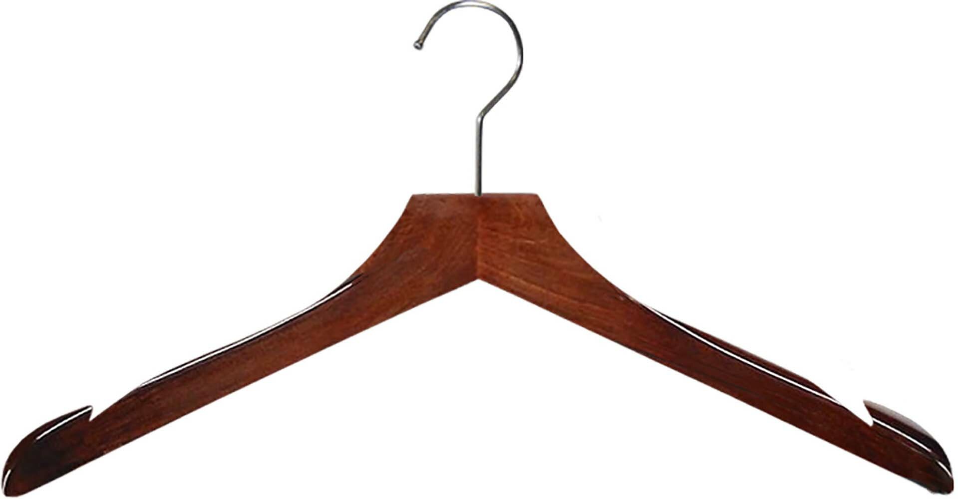 Cedar Contoured Coat Hanger with wide shoulder - More Than A Furniture Store