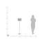Eucptus 150cm Silver Traditional Floor Lamp