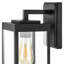 Rockmeade Black 11" H Outdoor Wall Lantern