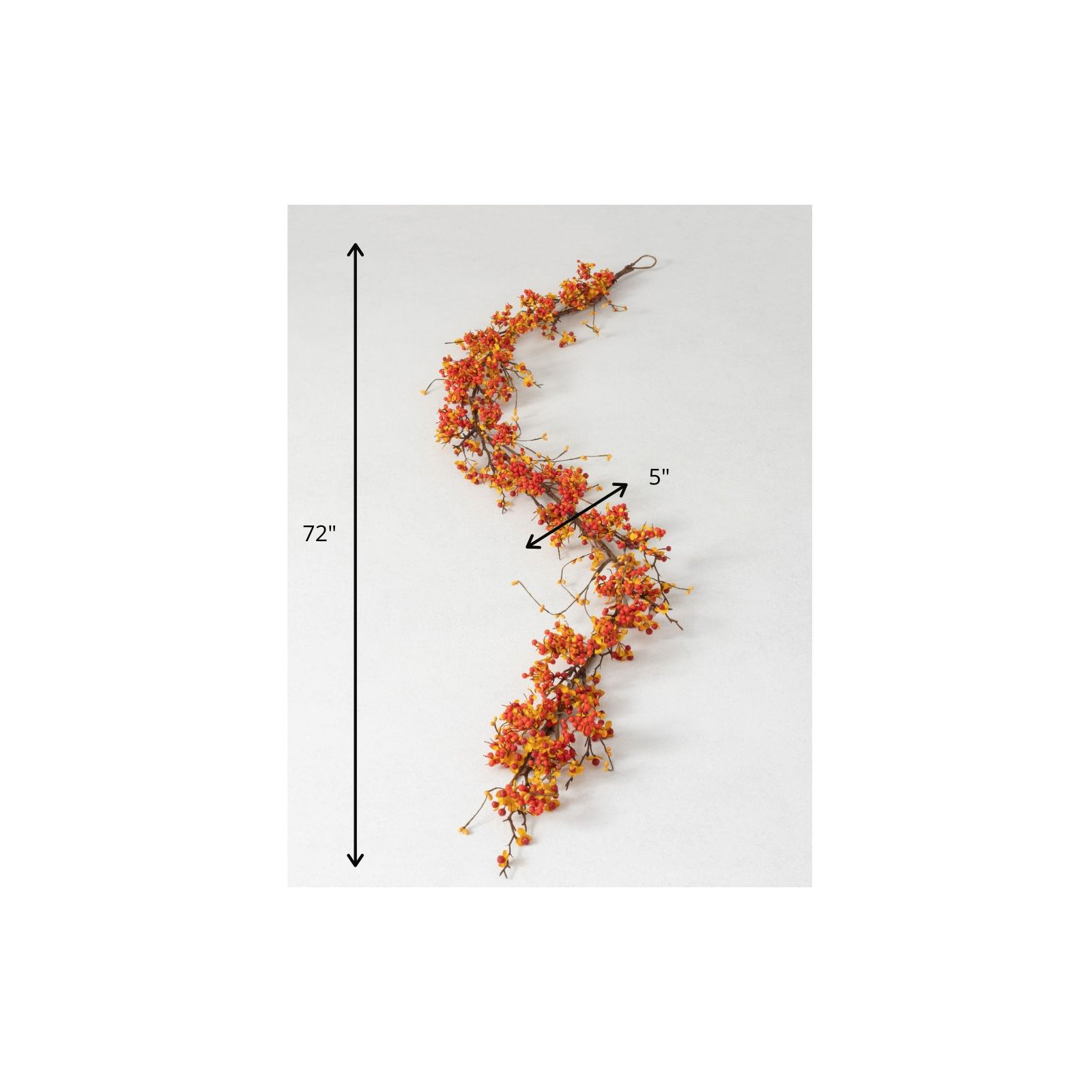 Eliyana 72'' in. Faux Bittersweet Garland