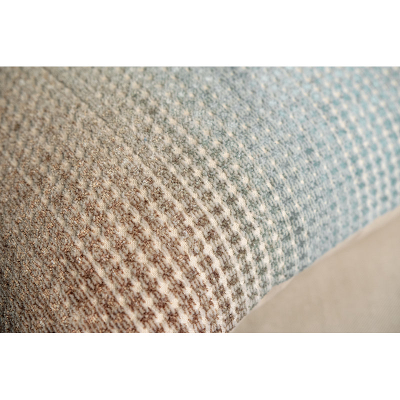 Morpho Square Woven Jacquard Pillow, 22"H x 22"W, Agave