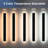 2-Pack Long Outdoor Wall Lights Modern Exterior Lighting Fixtures For House, LED Linear Outdoor Wall Sconces Lighting For Porch Patio Garage Door Yard Indoor, Waterproof-1716146591-1716146606