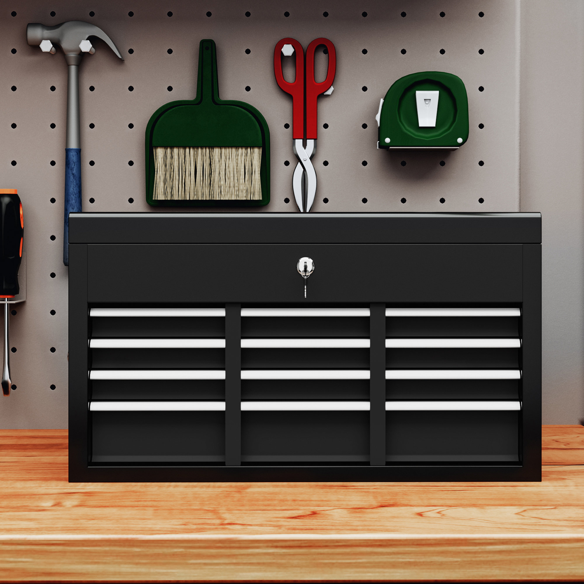WFX Utility Tool box, tool case without tools, with 6 drawers, lock ...