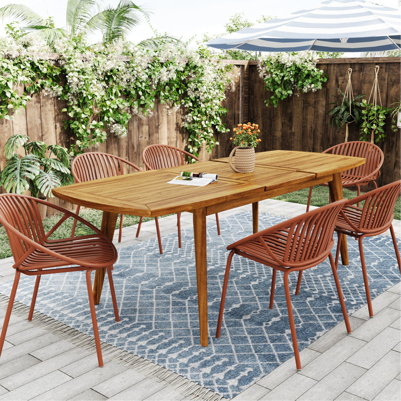 Chaises de patio orange - empilables, style moderne. Pieds en métal + plastique. Capacité de charge de 300 lb. Siège ergonomique confortable. Dossier respirant. Matériau. Assemblage: H 25,11 po x l 22,62 po et H 30,75 po
