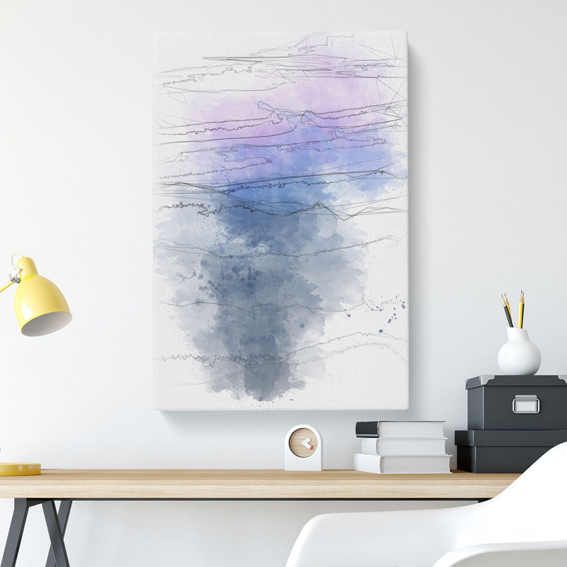 View Of A Mountain Range - Wrapped Canvas Print, 60cm H x 40cm W x 3cm D