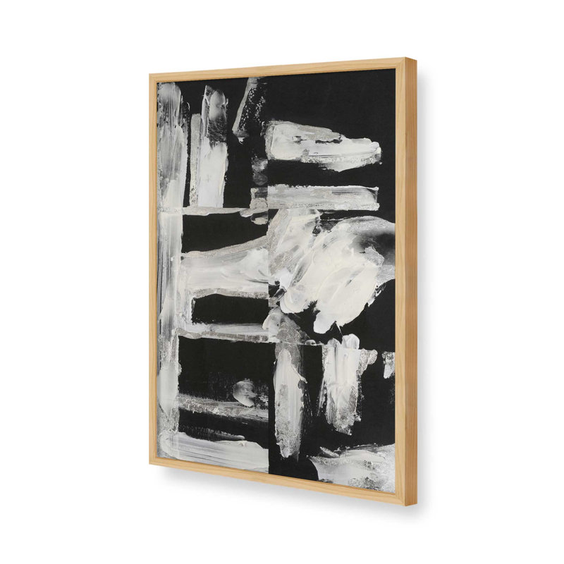«Structural Dissonance I» par Melissa Wang, reproduction d'art, Tanné, Impression sur cadre ouvert sans papier mat