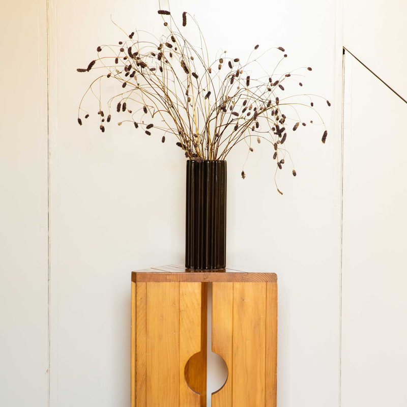 Handmade Ceramic / Porcelain Table Vase, Brown