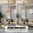 4-Light Mica Drum Chandelier