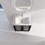 Contreplaqué de meuble-lavabo autoportant avec lavabo en céramique, porte à fermeture douce