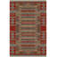 Red Theme Traditional Motif Pattern Vintage Machine Washable Decorative Rug-1074829401