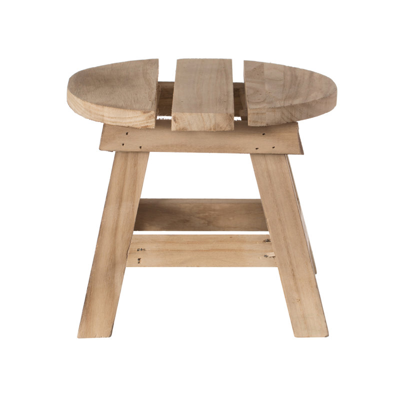 Binh Solid Wood Accent Stool