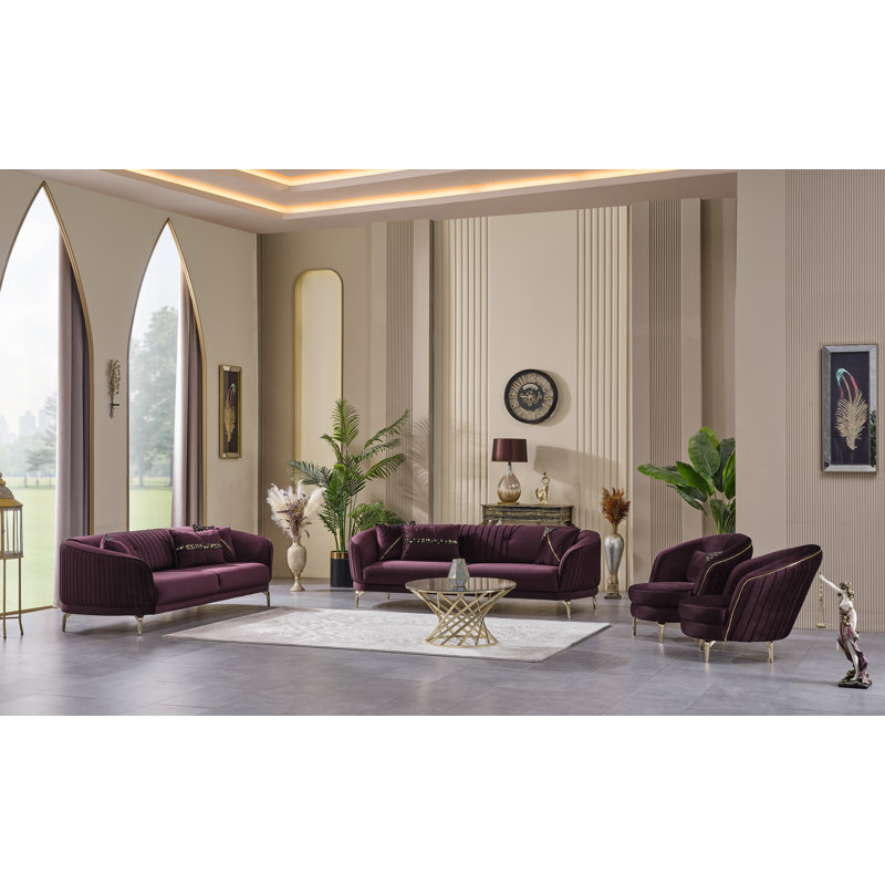 Chaise d'appoint Kika, bourgogne, Bourgogne