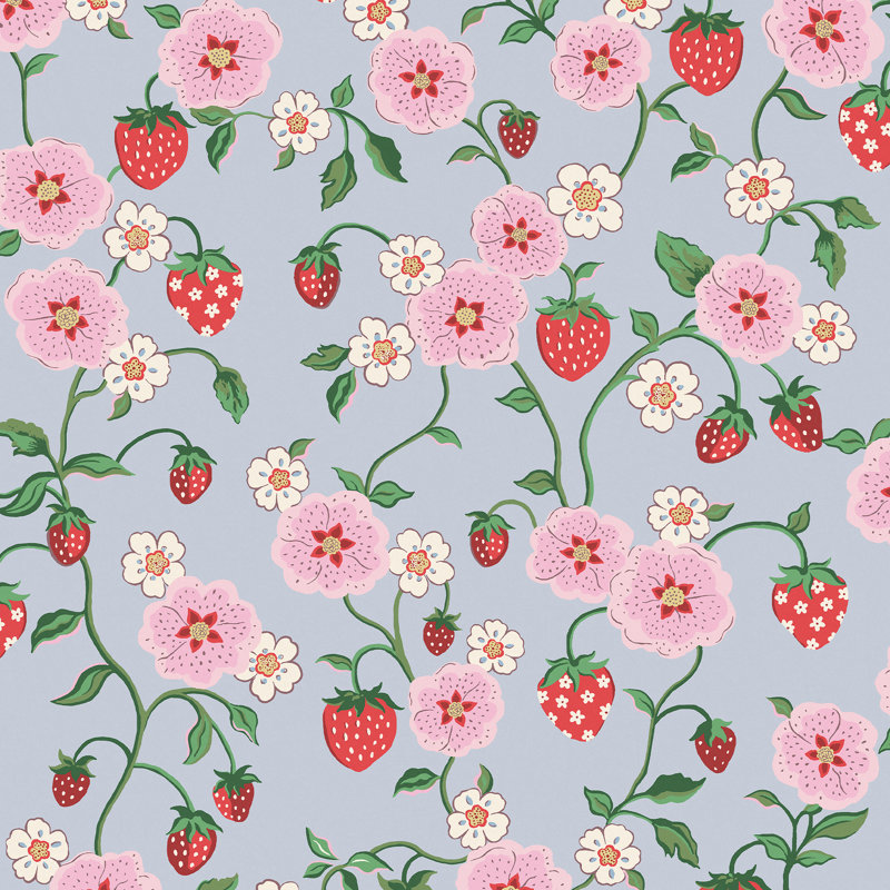 Vassaux fraise été, Bleu