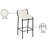 Dax Upholstered Counter Stool with Metal Frame-78550235
