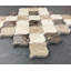 Carreau de mosaïque en marbre 2,5 po x 3 po-50870325