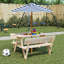 Helgha Kids 2 Piece Solid Wood Rectangular and Chair Set-2032429117