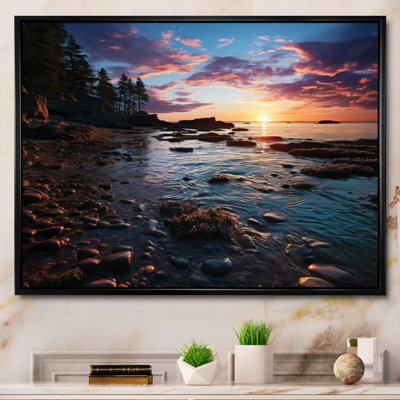 Coucher de soleil au parc national Acadia USA - art mural États-Unis