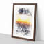 Sunset Through the Clouds - Picture Frame Graphic Art-56924468-56924473