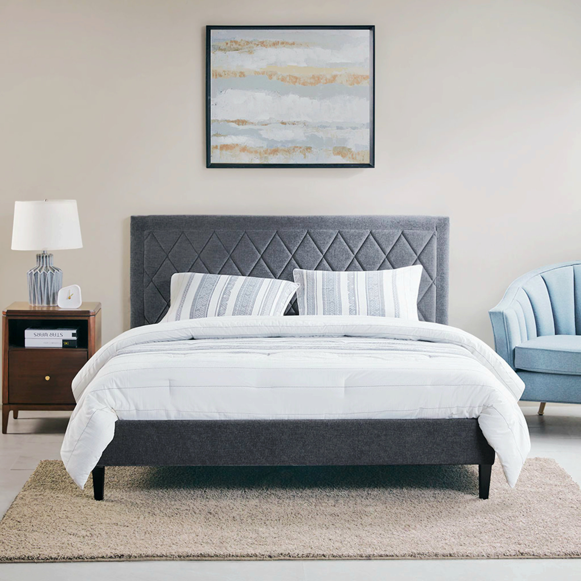 Latitude Run® Agir Queen Platform Bed | Wayfair