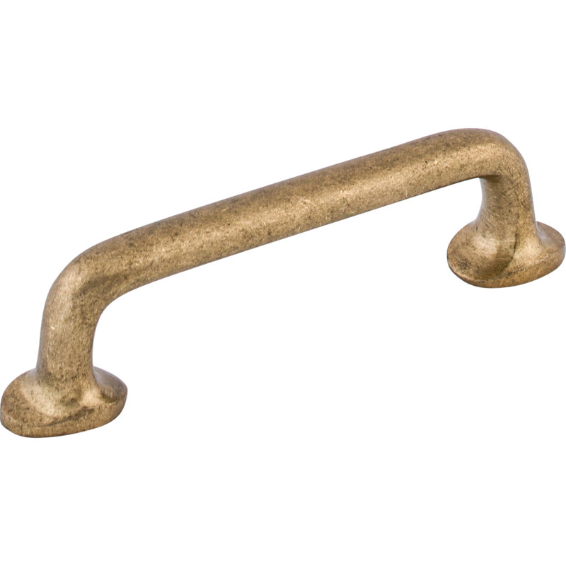 Aspen Rounded Bar Pull, Light Bronze, 4" Center to Center