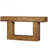 63 Inch Farmhouse 2-Tier Rustic Console Table With Storage Shelf And U-Shaped Gray Base, Perfect For Entryways And Living Rooms-1335701163