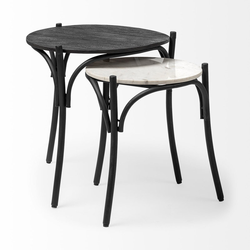 2 tables emboîtables Lumberton