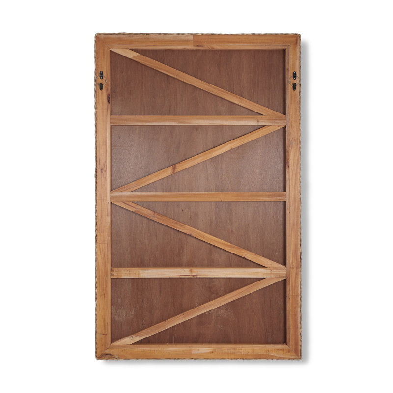 Radha Rectangle Water Hyacinth Mirror
