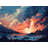 Magma does not wait - 36"x48" Framed canvas