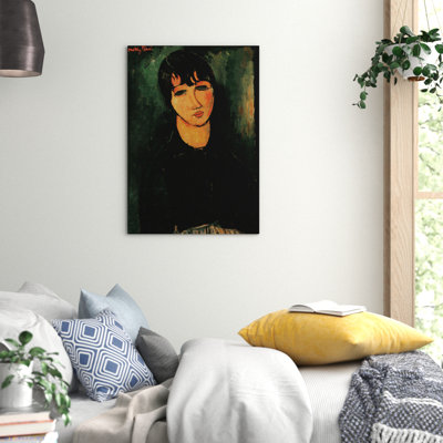 Portrait (5) by Amedeo Modigliani - Wrapped Canvas