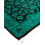 Tapis vert noué à la main de conception unique Chimel