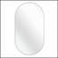 Miroir ovale 20 po x 33 po en métal avec verre HD et sécurité incassable, pour les intérieurs modernes-954741913-954741904