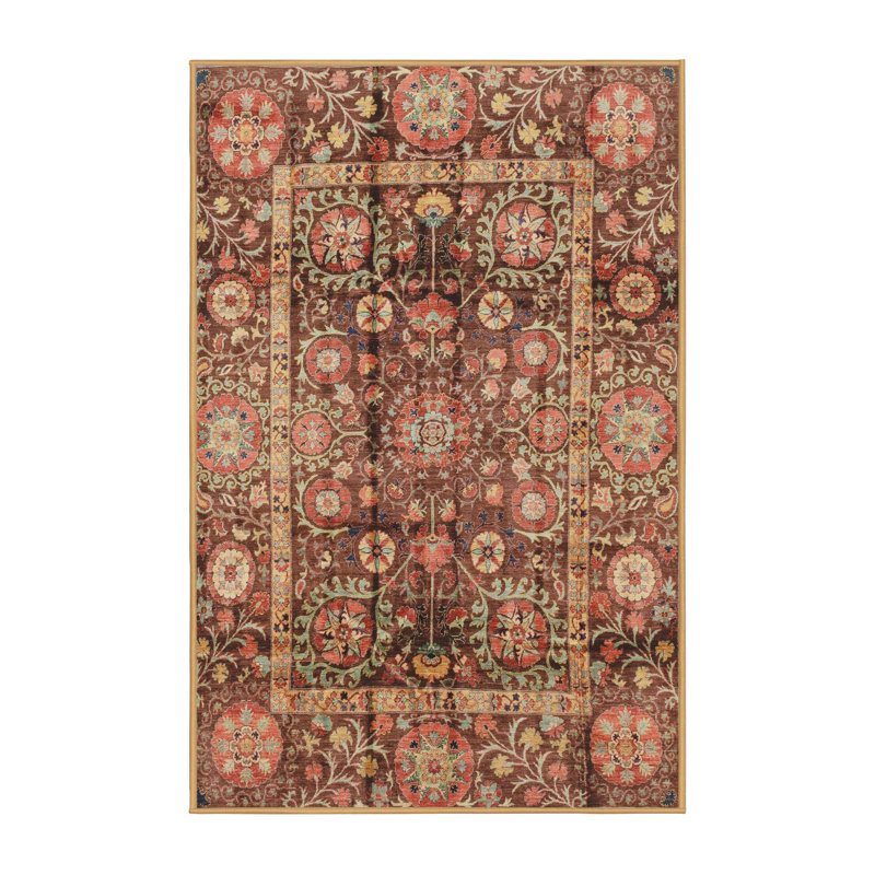 Abstract Indoor Rug, Rectangle 5' x 7'