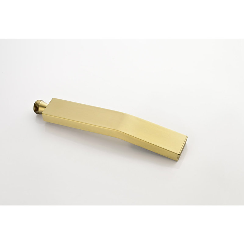 Rain Shower Head Systems Wall Mounted Shower, Brushed Gold