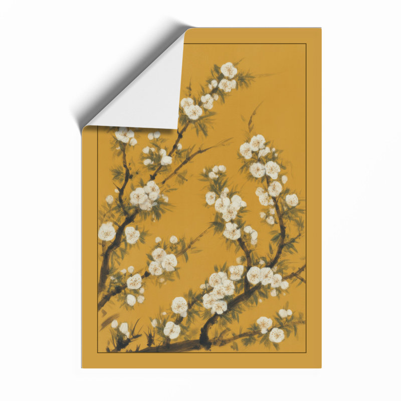 Springtime Blossoms Japandi - Framed Print, Unframed, A1 - 84.1 x 59.4 cm