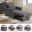 Fauteuil rembourré convertible