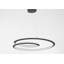 Luminaire suspendu de 29 po de large George Kovacs à finition charbon sable