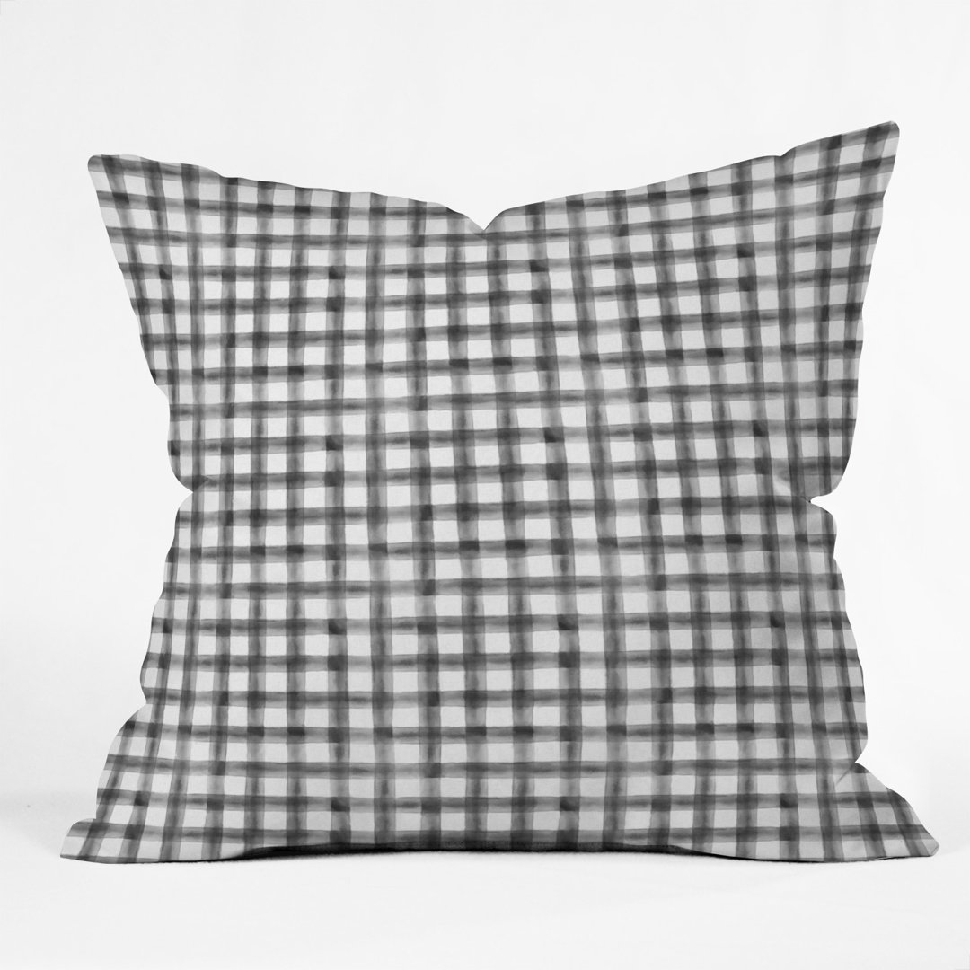 Little Arrow Co Watercolor Buffalo Check Euro Pillow Deny Designs 