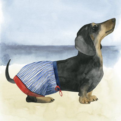 Hot Dog IV 1 Piece Wrapped Canvas Painting