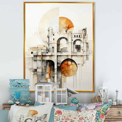 Impression sur toile Grey Bridge Minimalistic II - Cityscapes