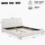 Lit plateforme tapissier Arden-1855468497
