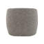 Fauteuil d'appoint en tweed brun et gris Livia