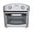 12.5 Quart 7-In-1 Convection Toaster Oven, 1500W, Stainless Steel, With 5 Pre-Set Menus – Roast, Bake, Grill, Broil, Toast, Dehydrate & Defrost, Silver